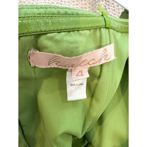 Hutch Joslin Green Blue Floral Halter Maxi Dress Size 4 - Picture 7 of 12